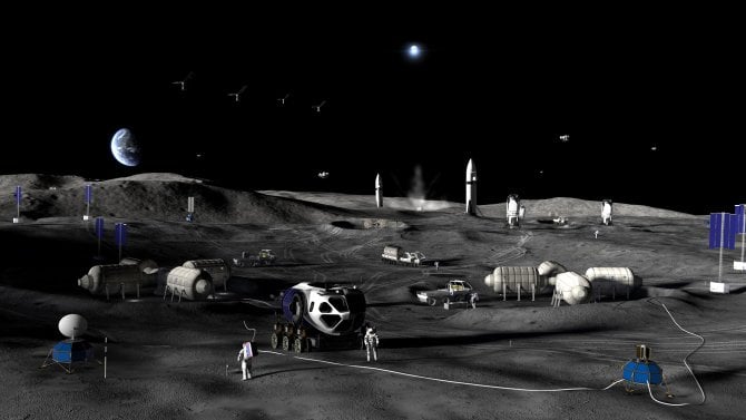 NASA připravuje první fázi výstavby své měsíční základny. Významné kontrakty získaly hned čtyři vesmírné společnosti