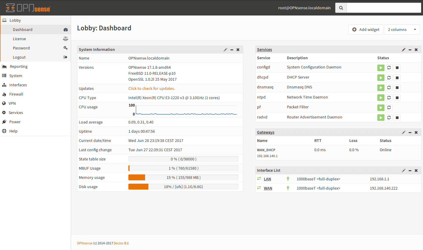 Dashboard_OPNSense
