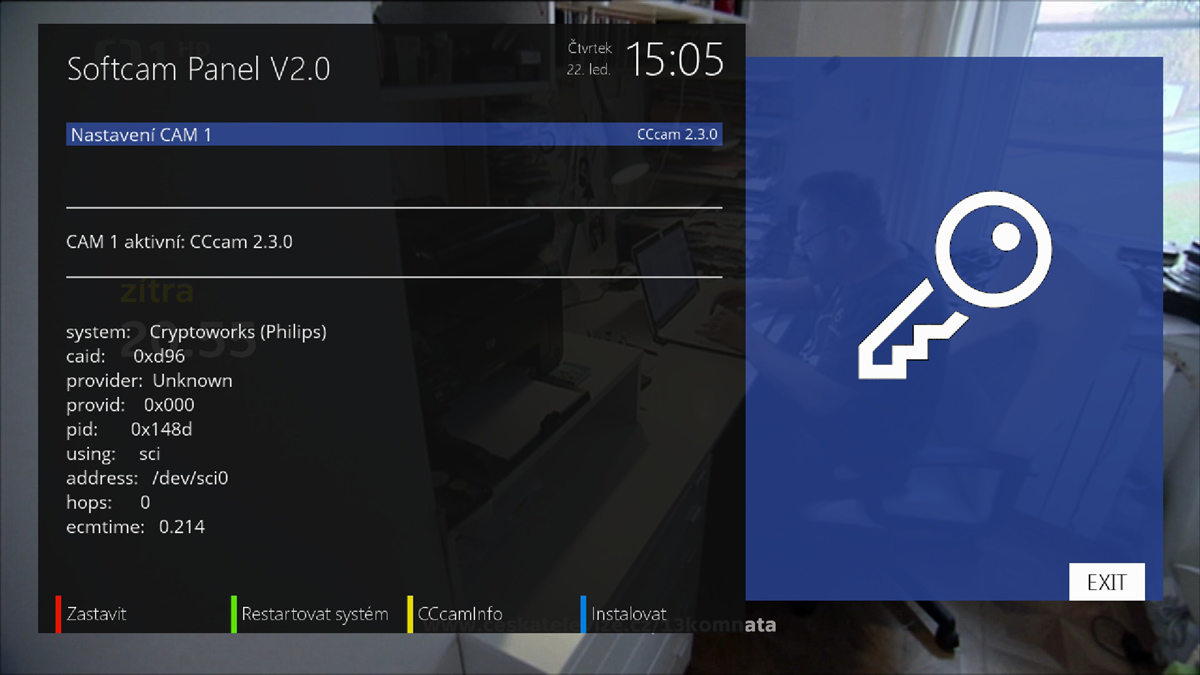 Fotogalerie přijímače Iqon force1