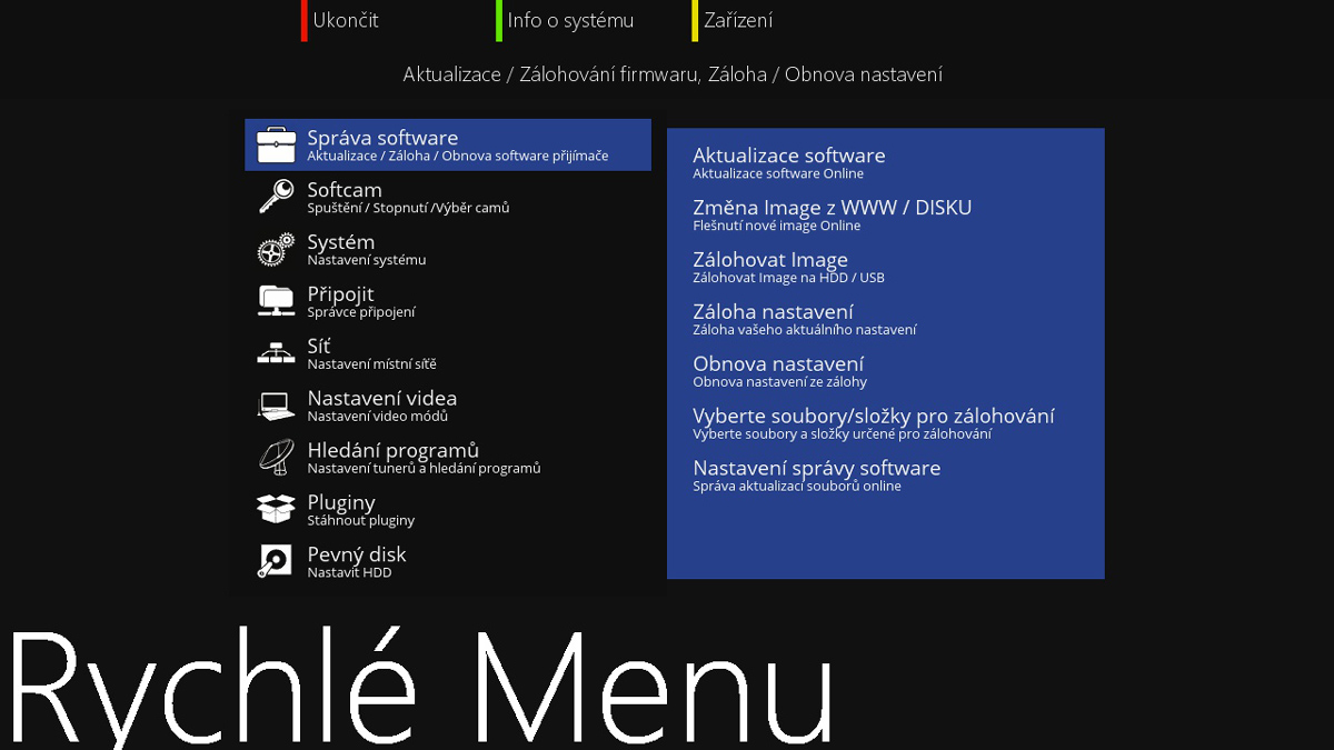 Fotogalerie přijímače Iqon force1