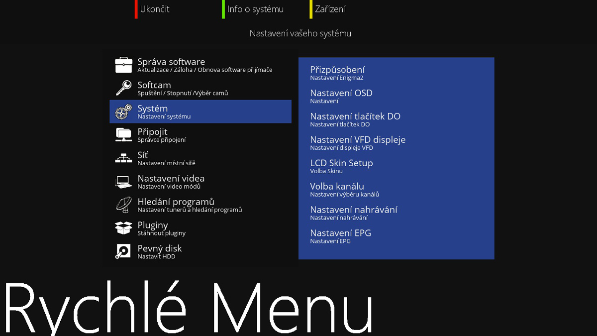 Fotogalerie přijímače Iqon force1