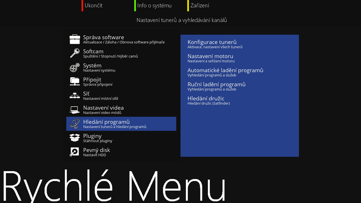 Fotogalerie přijímače Iqon force1