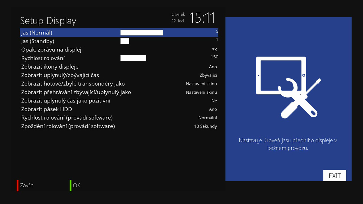 Fotogalerie přijímače Iqon force1