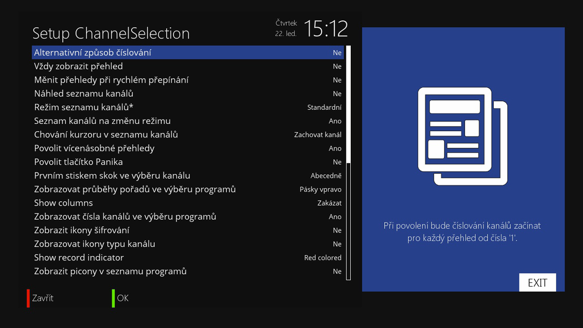 Fotogalerie přijímače Iqon force1