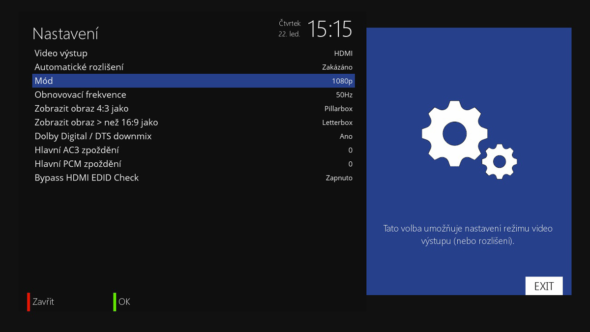Fotogalerie přijímače Iqon force1