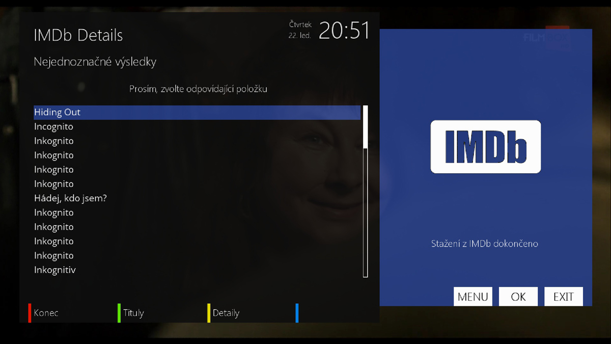 Fotogalerie přijímače Iqon force1