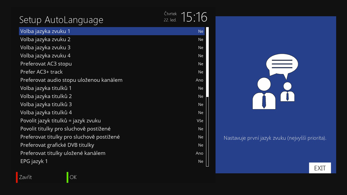 Fotogalerie přijímače Iqon force1