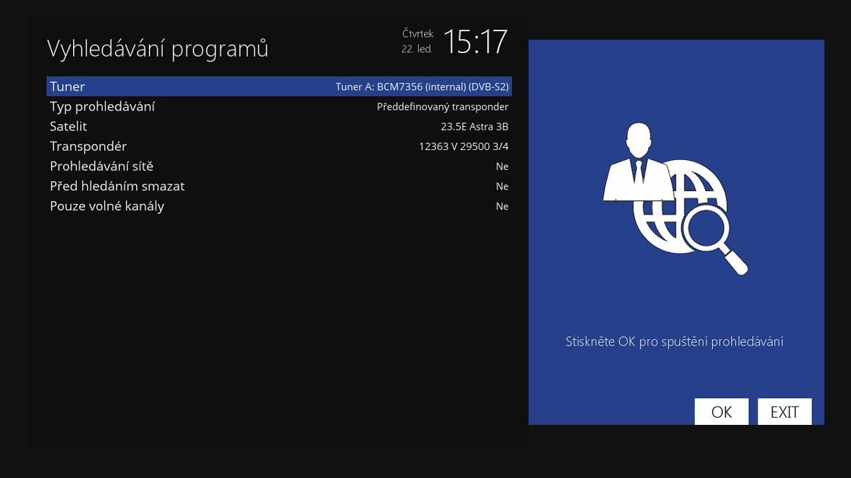 Fotogalerie přijímače Iqon force1