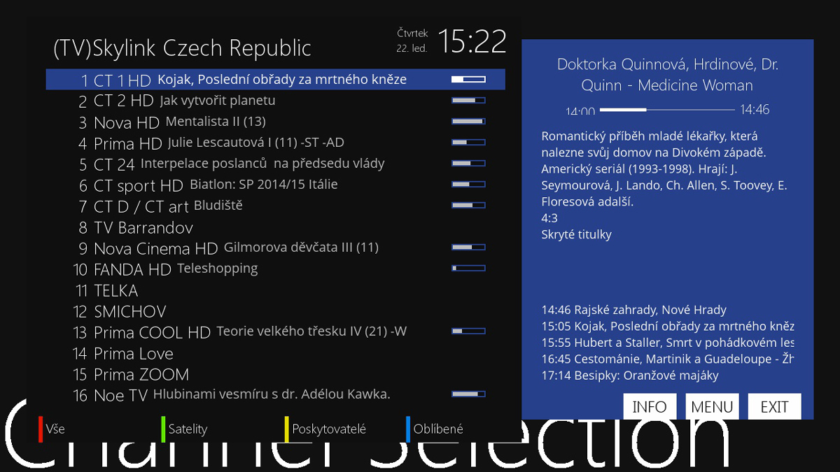 Fotogalerie přijímače Iqon force1