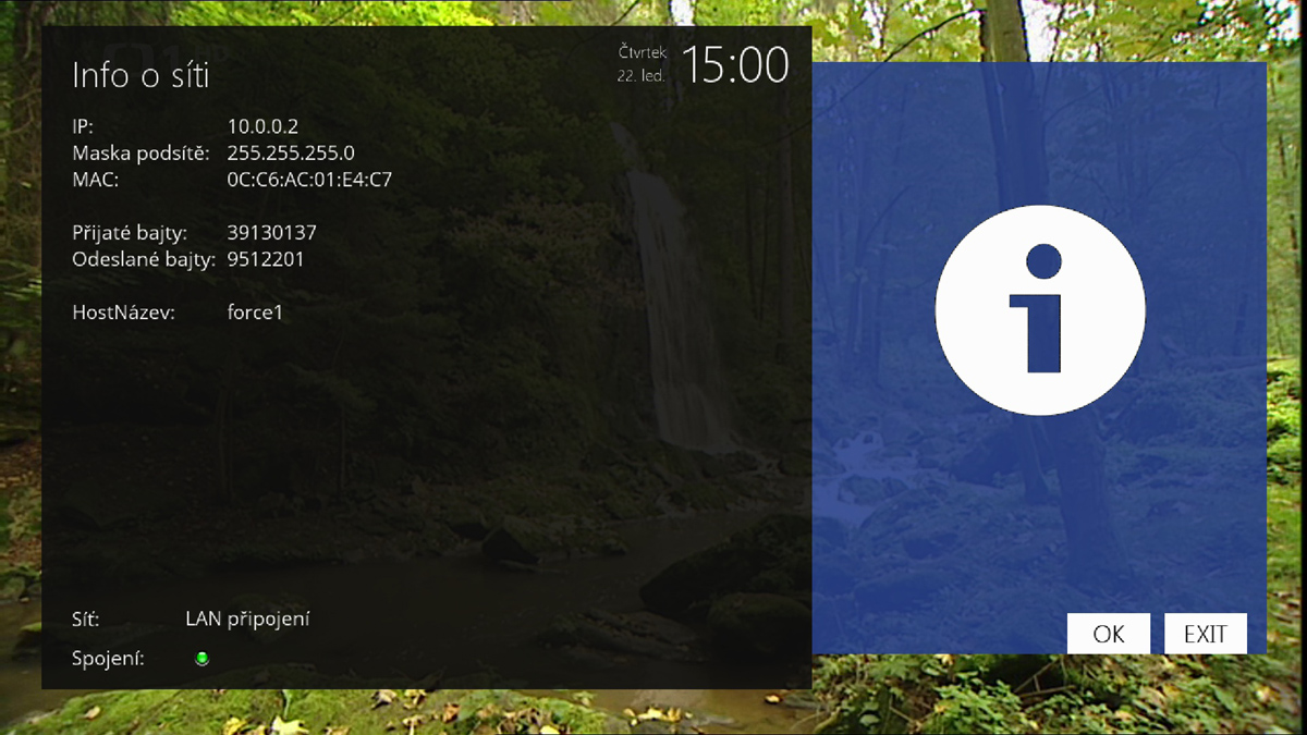 Fotogalerie přijímače Iqon force1