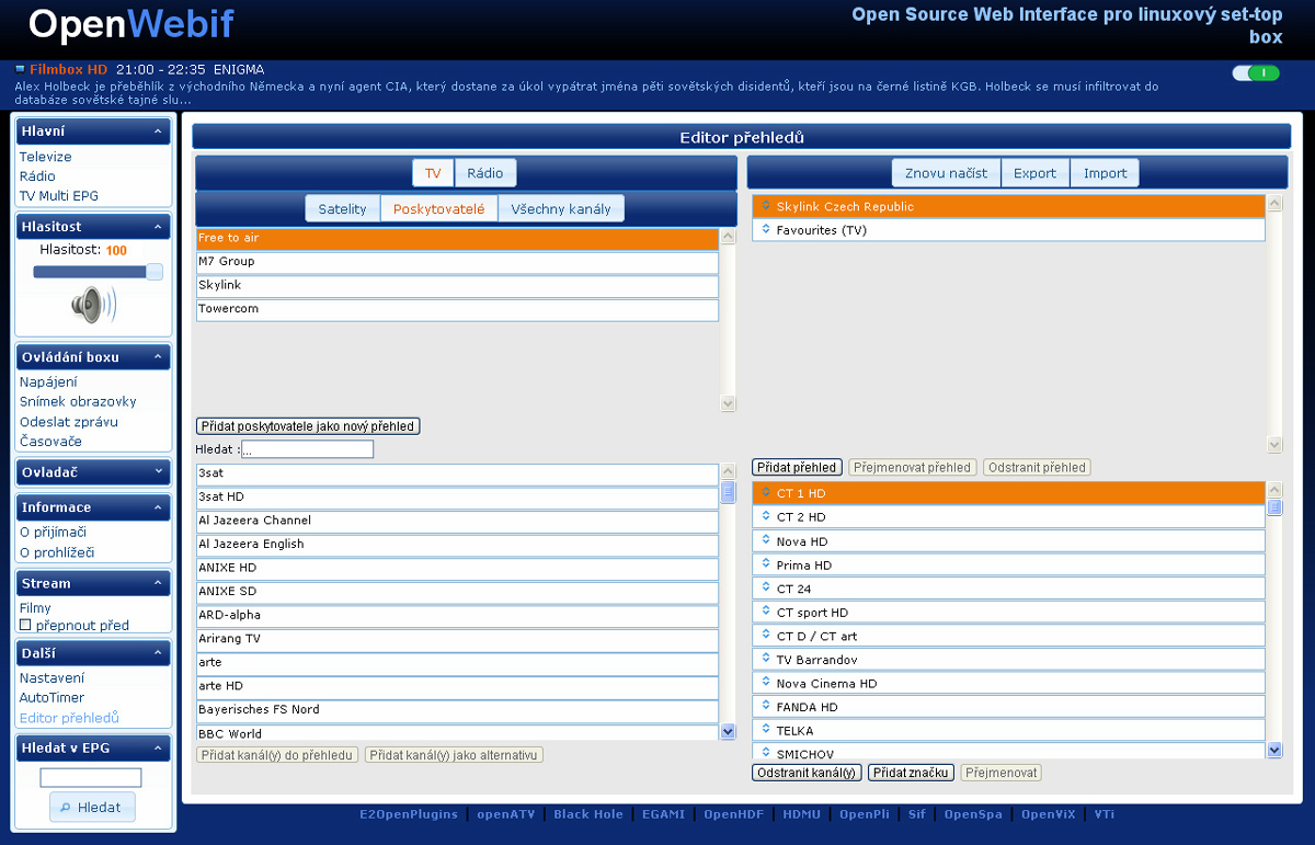 Fotogalerie přijímače Iqon force1
