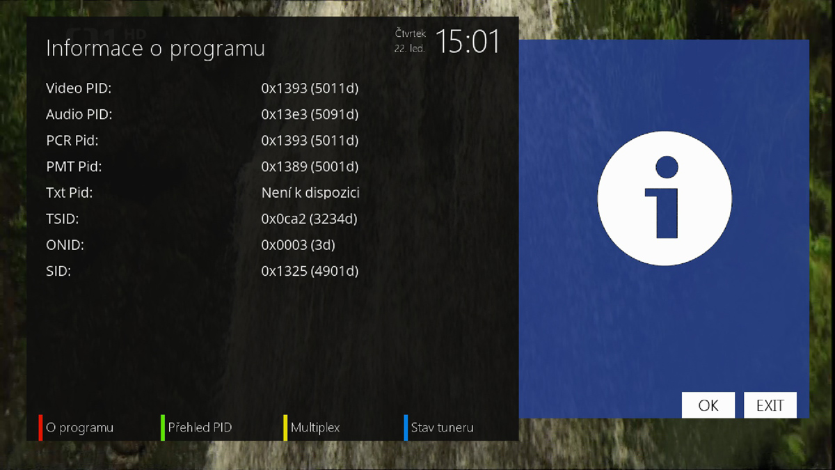 Fotogalerie přijímače Iqon force1