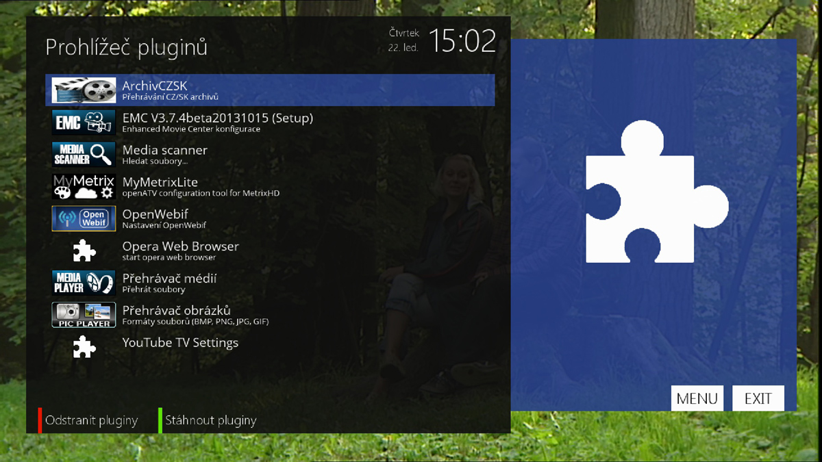 Fotogalerie přijímače Iqon force1