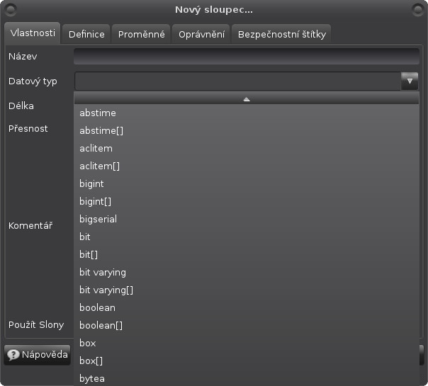 JavaFX: vytvoření tabulky a vložení dat