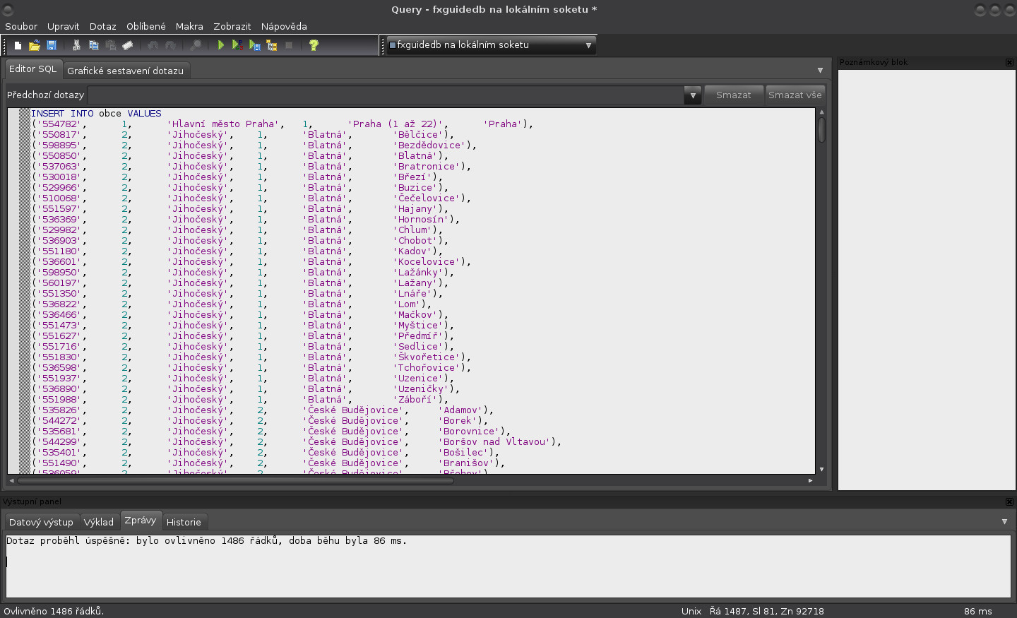 JavaFX: vytvoření tabulky a vložení dat