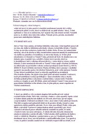 Hromadný e-mail zaslaný zaměstnancům Exekutorského úřadu Přerov.