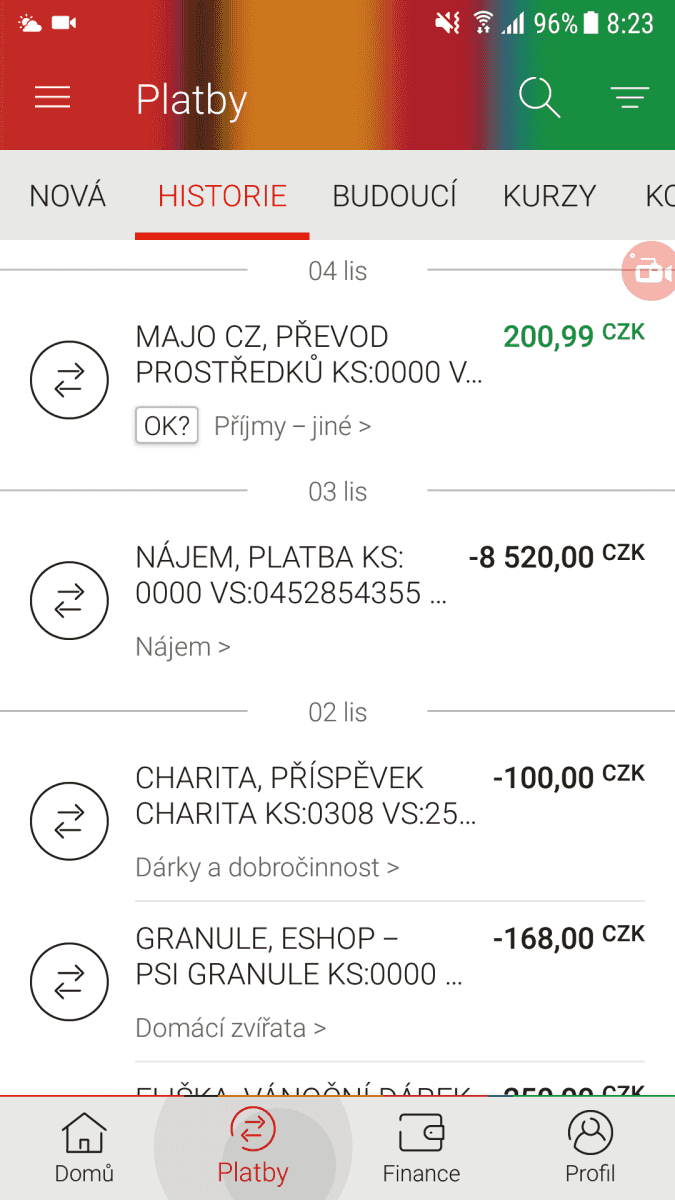 mBank a její platební karty v Android Pay. (14. 11. 2017)
