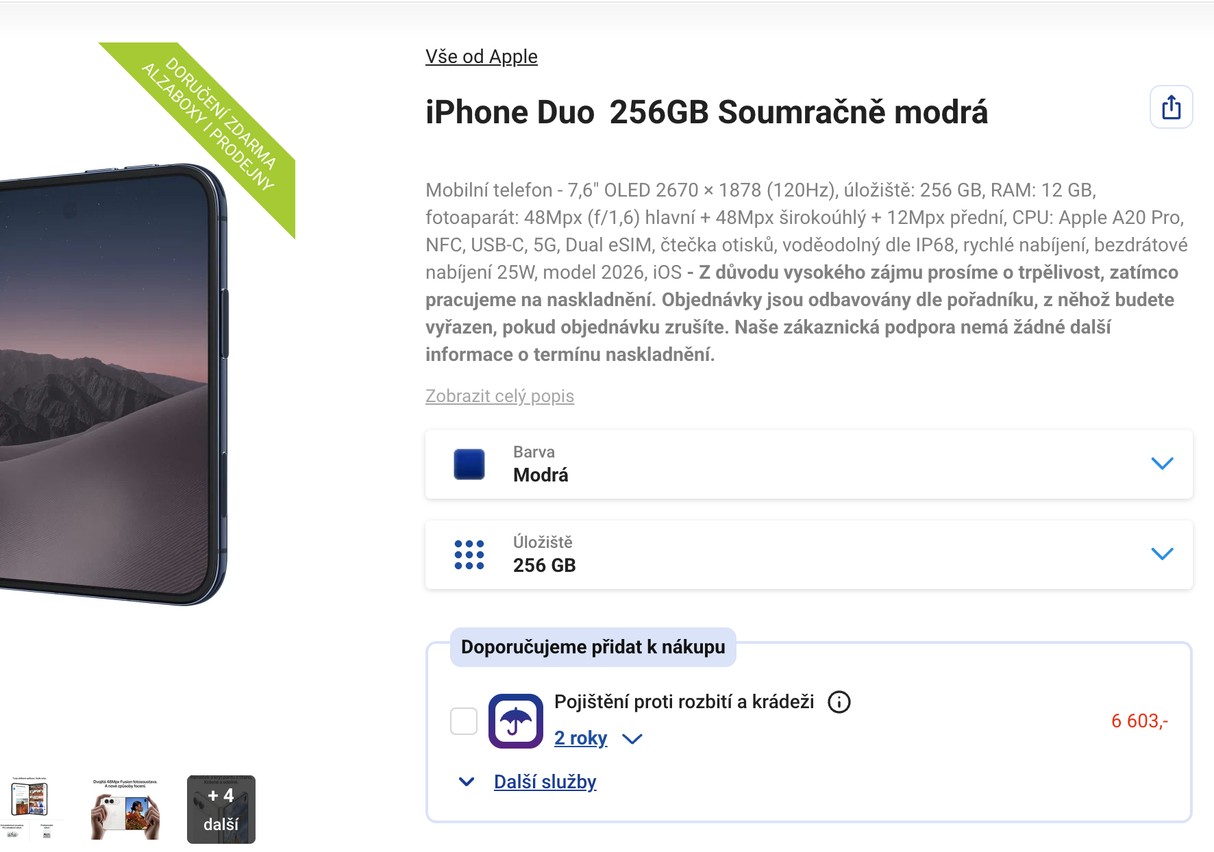 Alza upozorňuje na odbavování podle pořadníku.