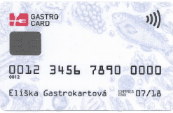 Stravenková karta GastroCard.