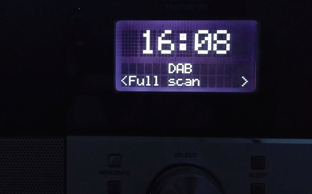Technisat DigitRadio 306 - DAB - menu nastavení