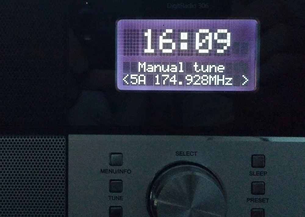 Technisat DigitRadio 306 - DAB - menu nastavení