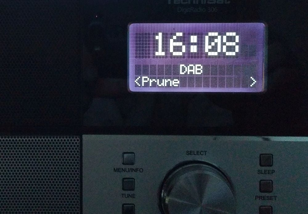 Technisat DigitRadio 306 - DAB - menu nastavení
