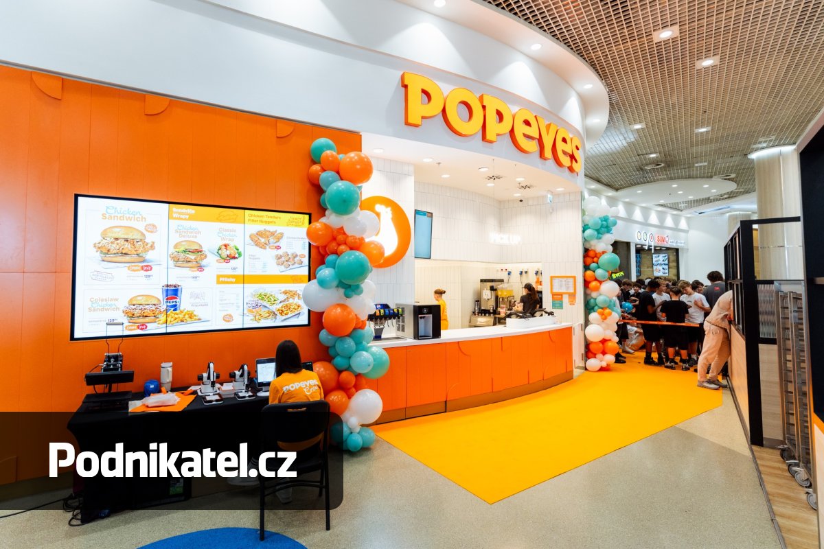 Popeyes v Česku dál expanduje: V pražském Edenu otevřel už 21. pobočku