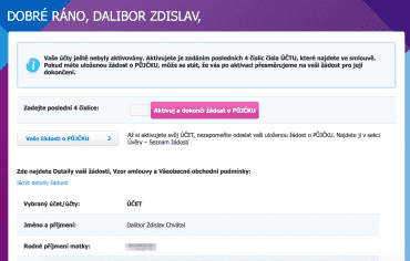 Do e-mailu vám ale obratem přijde informace, že s vaší půjčkou je problém. Po přihlášení do IB se jen dozvíte, že musíte čekat na kurýra. Zbytečné strašení.