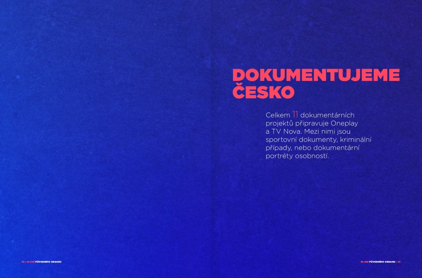 Nové formáty a pořady TV Nova a Oneplay (2025)