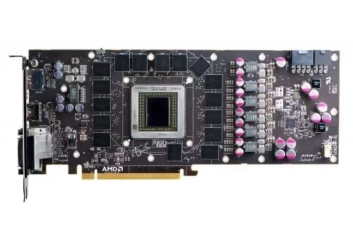 PCB grafiky AMD Radeon R9 290X také s 512bitovou sběrnicí