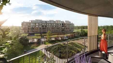 Náhledový obrázek - Skanska spouští poslední etapu nové čtvrti Albatros Kbely téměř za miliardu. Její identita je spojená s legendárním letounem Aero L-39