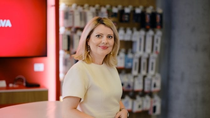 Generální ředitelka Vodafonu Česká republika Violeta Luca
