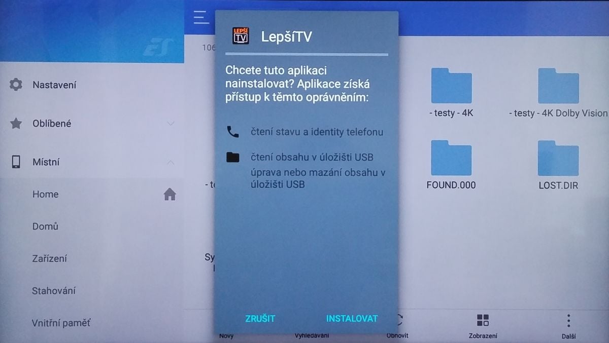 Pak z něj spustíte aplikaci...
