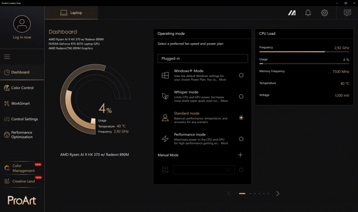 Asus ProArt P16 (H7606) - Creator Hub1