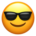emoji sluneční brýle