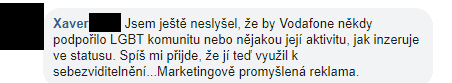 Komentářová smršť ohledně podpory Prague Pride