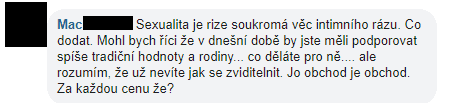Komentářová smršť ohledně podpory Prague Pride