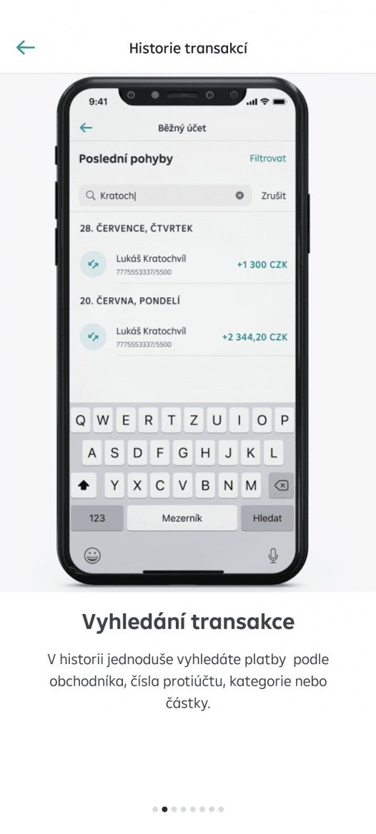 Nová aplikace mobilního bankovnictví Raiffeisenbank. (14. 9. 2022)