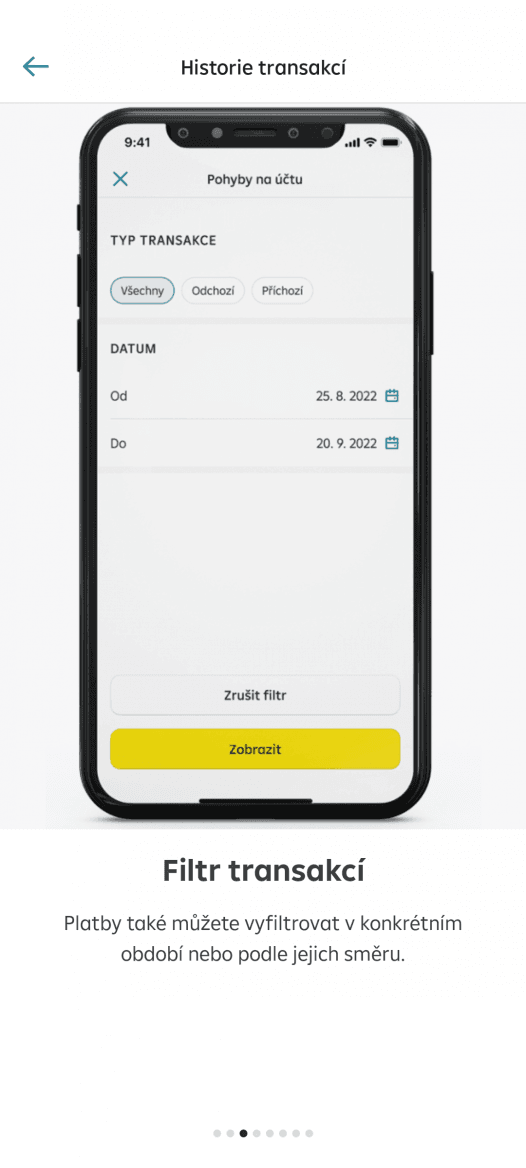 Nová aplikace mobilního bankovnictví Raiffeisenbank. (14. 9. 2022)