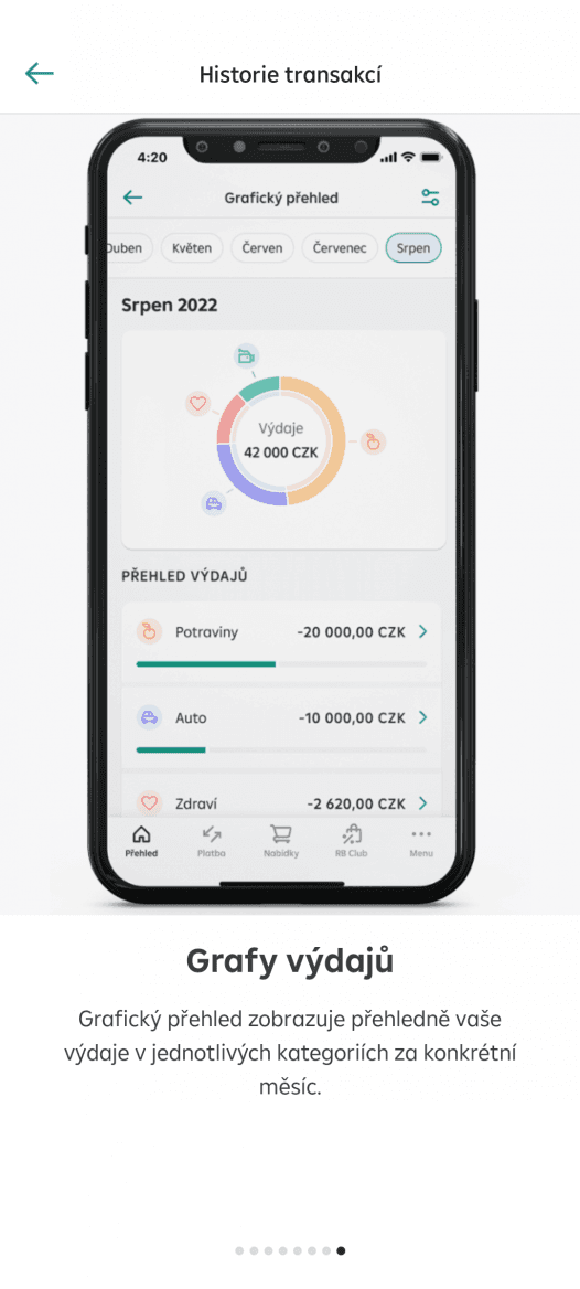 Nová aplikace mobilního bankovnictví Raiffeisenbank. (14. 9. 2022)