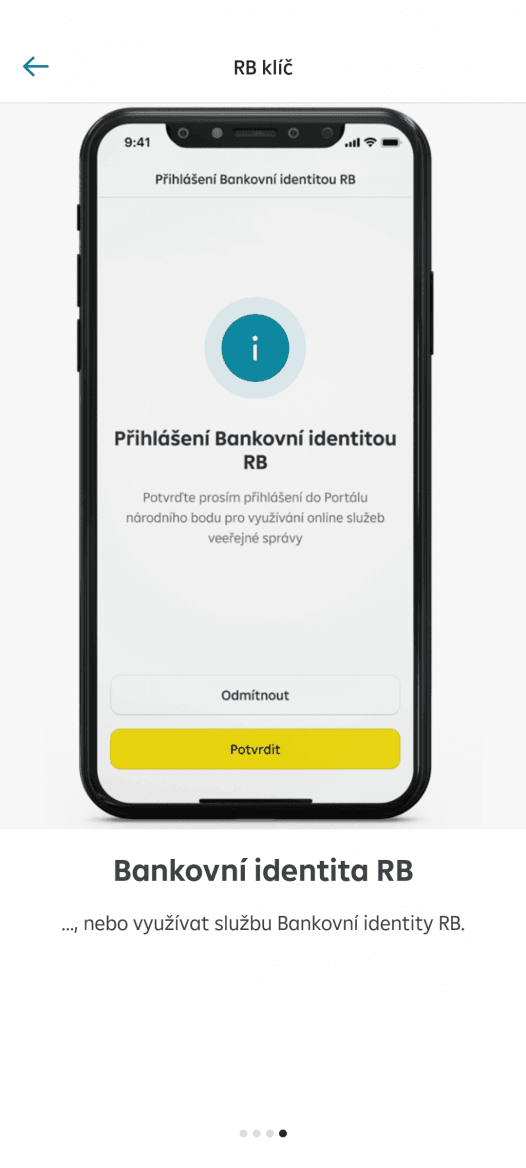 Nová aplikace mobilního bankovnictví Raiffeisenbank. (14. 9. 2022)