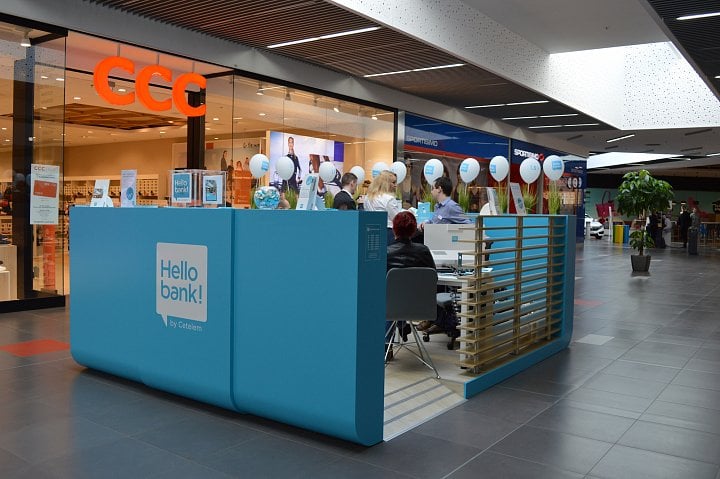 Kiosek Hello bank!