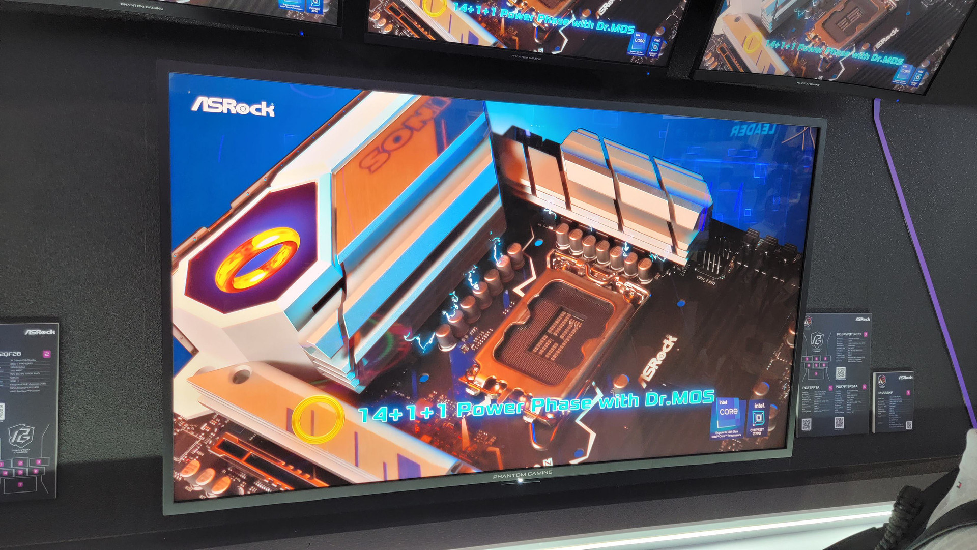 8K monitor ASRock PG558KF na Computexu 2023