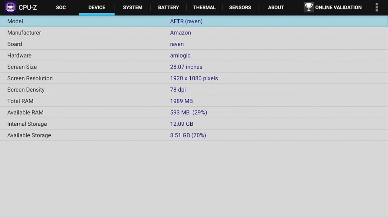 Amazon Fire TV Cube 2: Benchmarky
