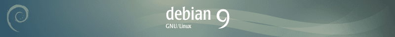 Vzhled Debian 9 Stretch „softWaves“ (Banner)