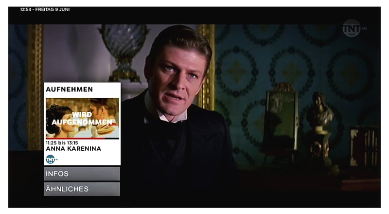 Giga TV - Nahrávání pořadů