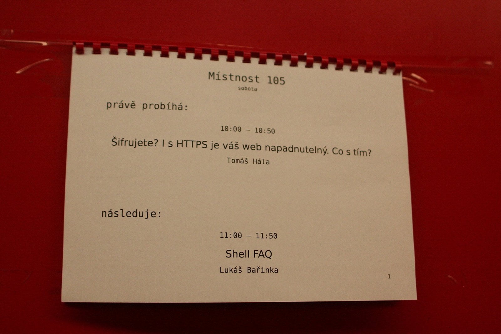 LinuxDays 2016 sobota