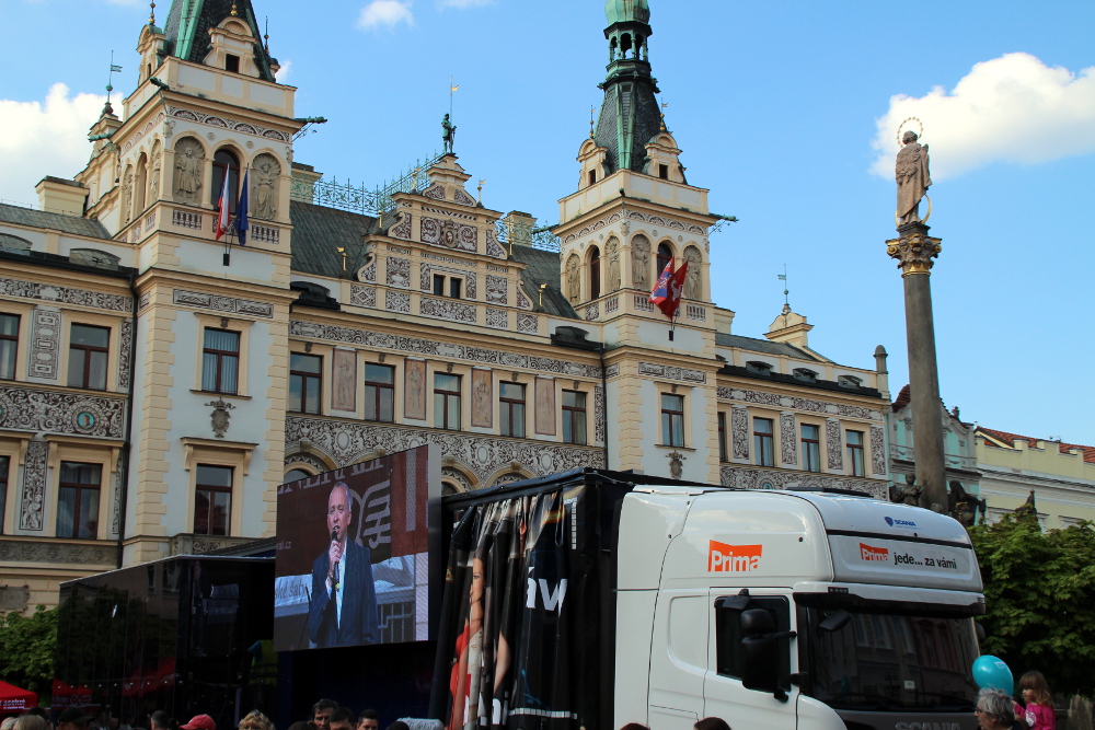 Road show Zpráv FTV Prima odstartovala 2. května v Pardubicích