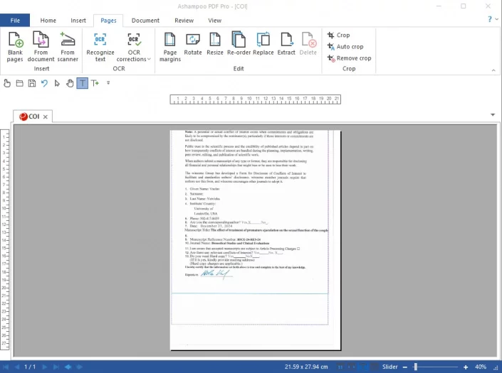 Rozhraní Ashampoo PDF 4 Pro