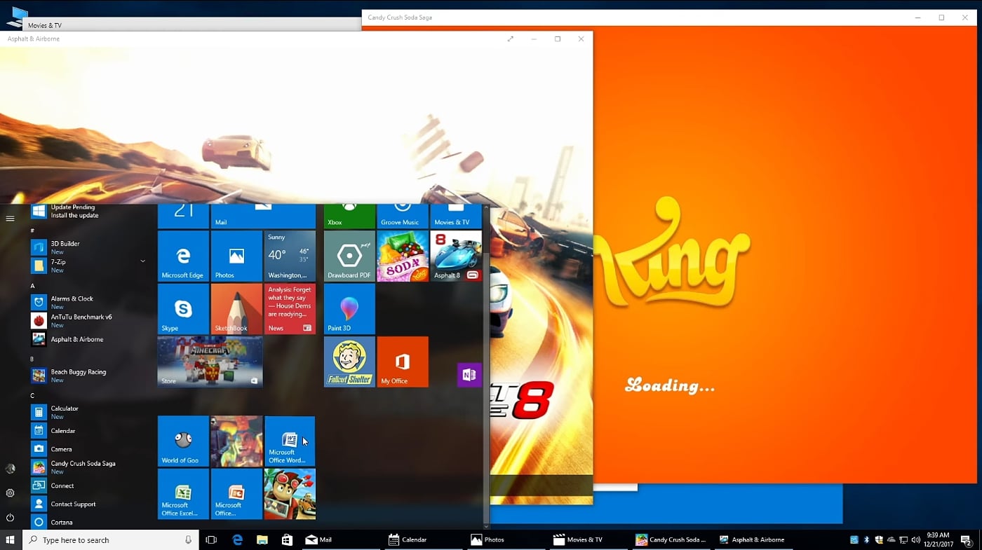 AK1 - Prostředí OS + AnTuTu benchmark